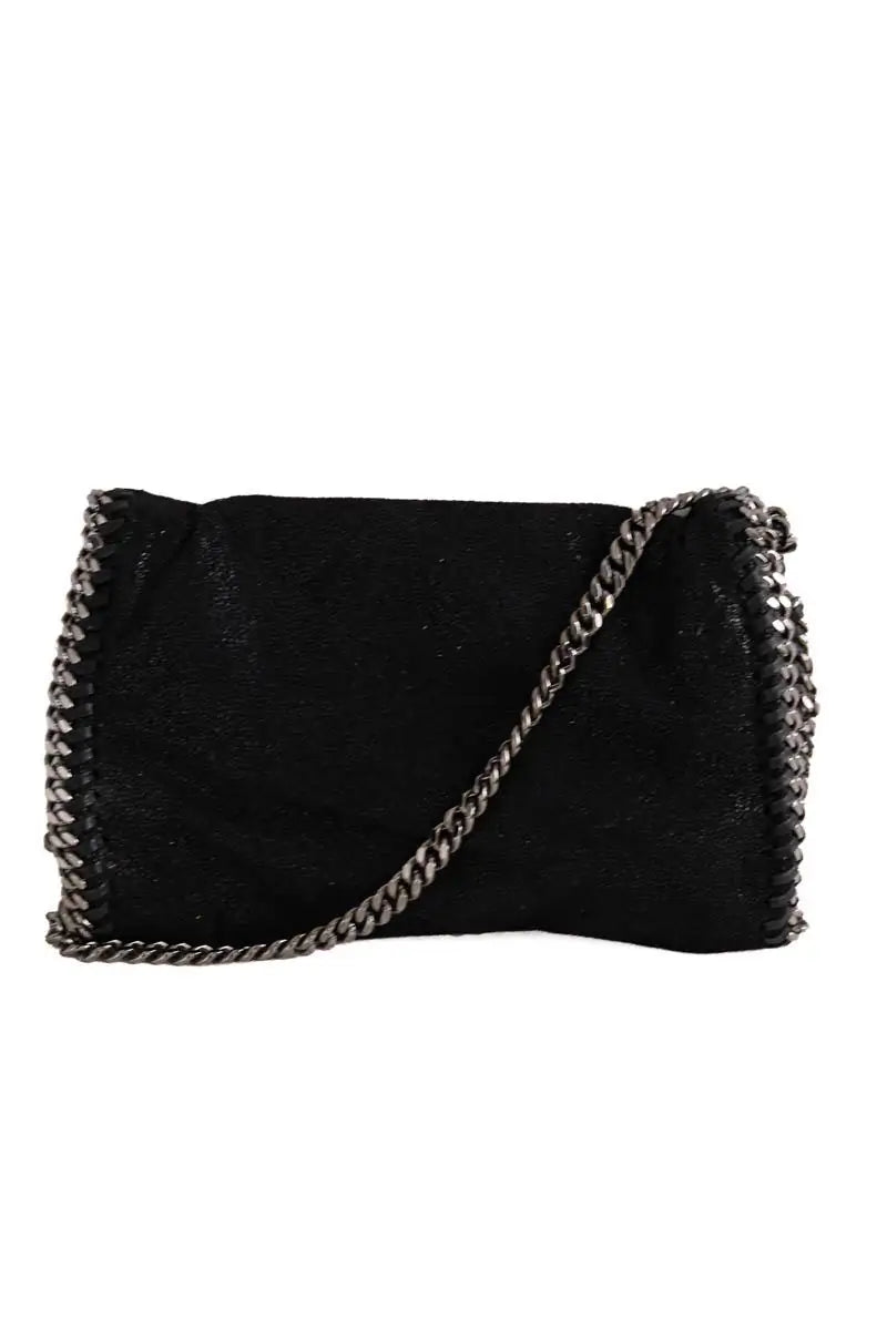 Mini sac Stella McCartney Falabella mini Noir en Cuir végétal