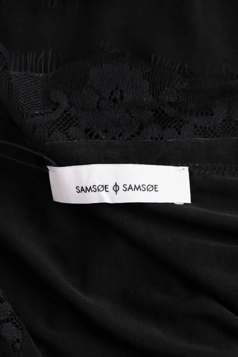Top sans manche Samsoe Samsoe Noir en Synthétique