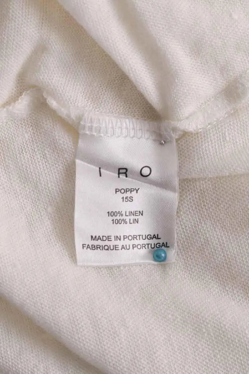 Top Iro Blanc en Lin