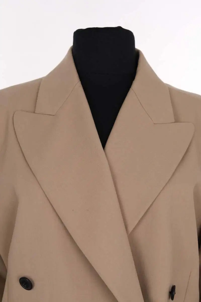 Blazer Tommy Hilfiger Beige en Synthétique