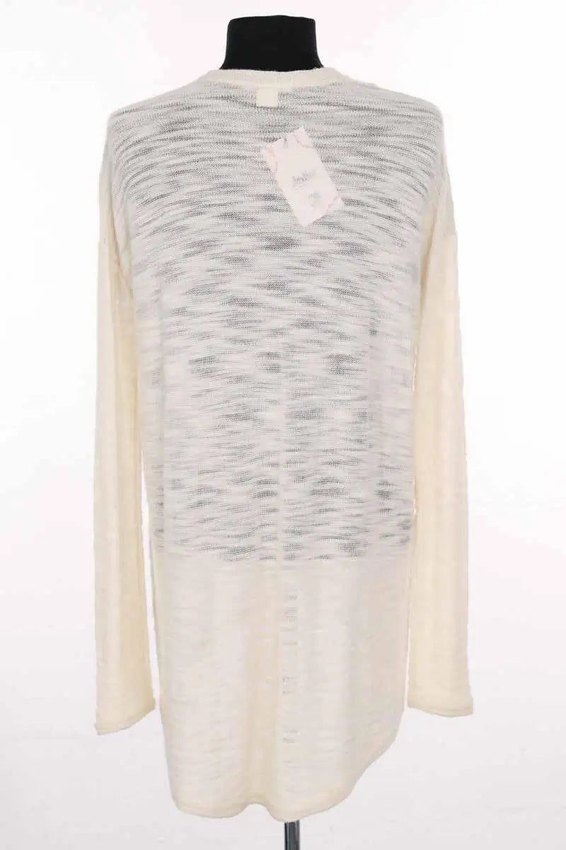 Cardigan Helmut Lang Beige en Synthétique