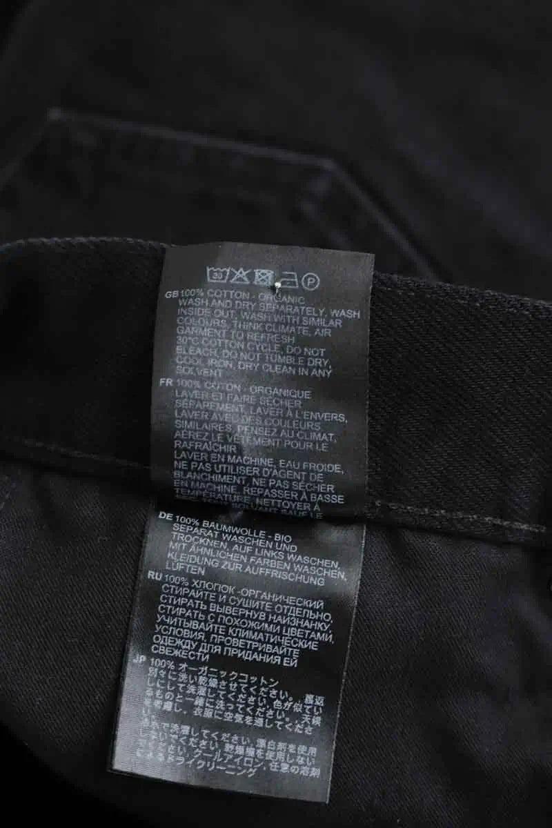 Jean mom Totême  Noir