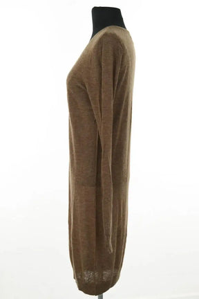Robe American Vintage Marron en Cachemire
