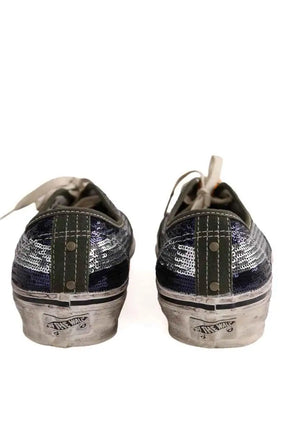 Baskets basses Vans Kaki en Tissu