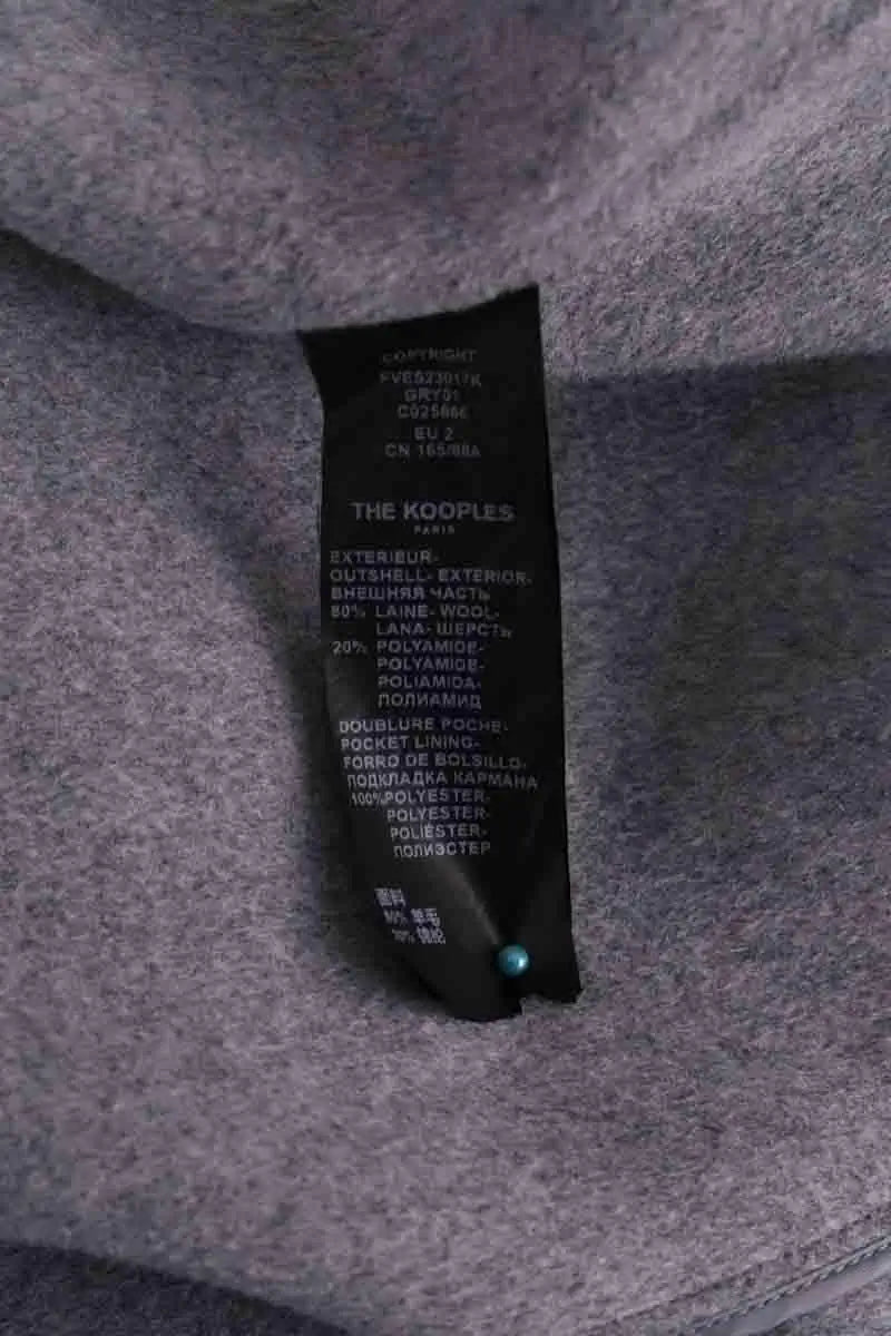 Veste The Kooples Gris en Laine