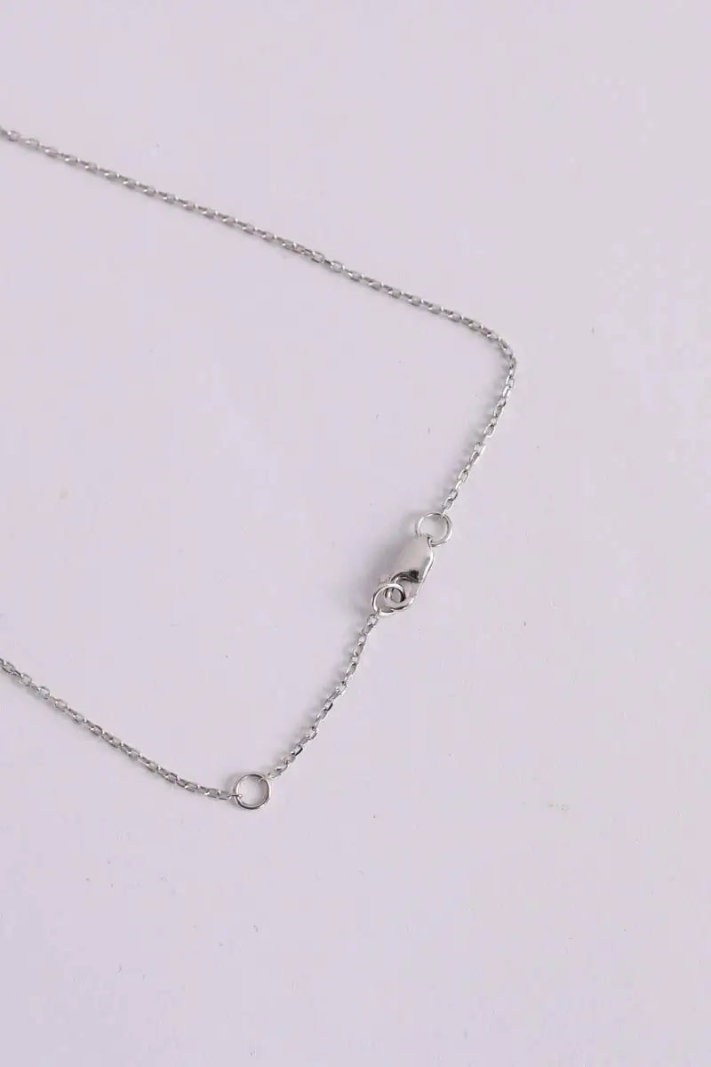Collier Dinh Van Cible Argent en Or blanc