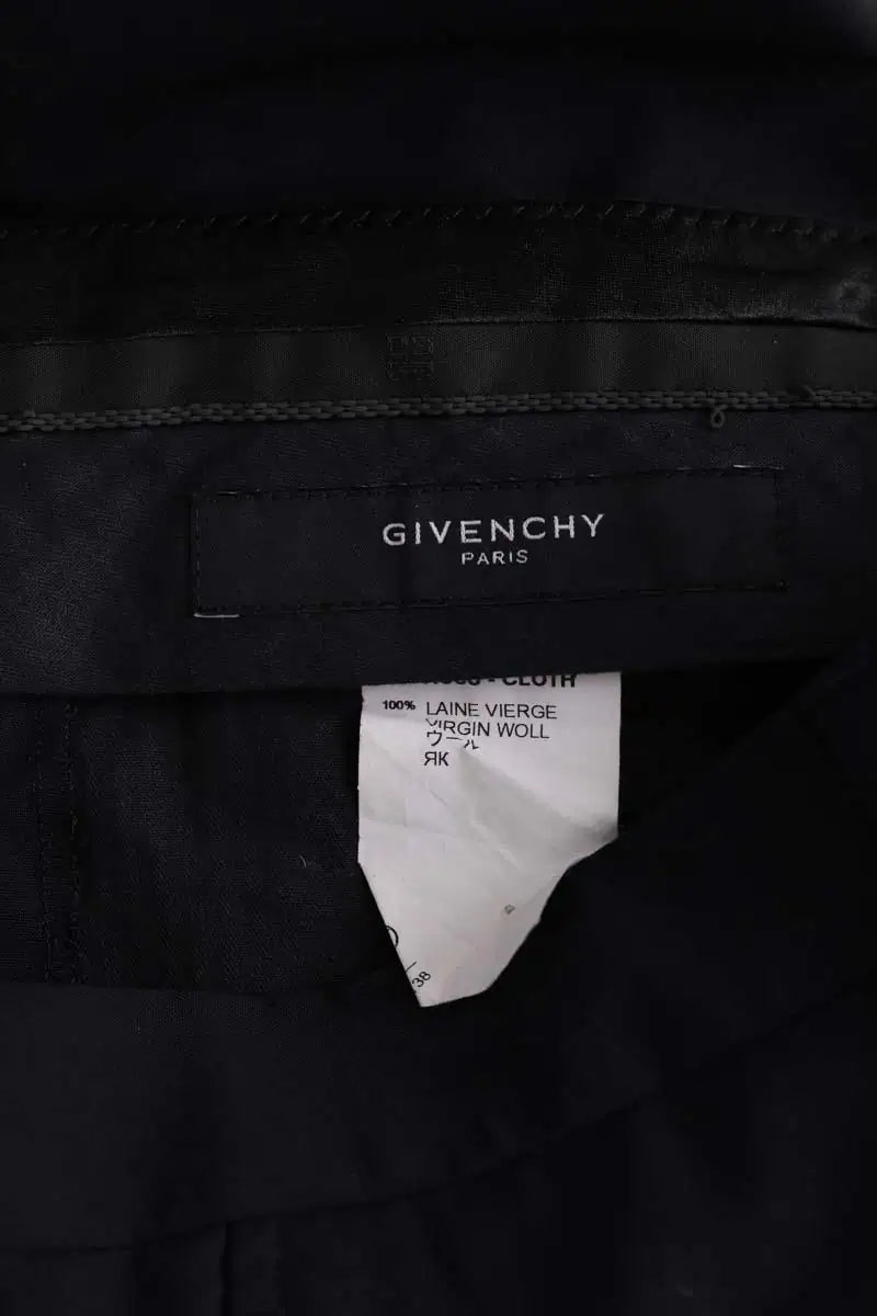 Pantalon droit Givenchy Marine en Laine