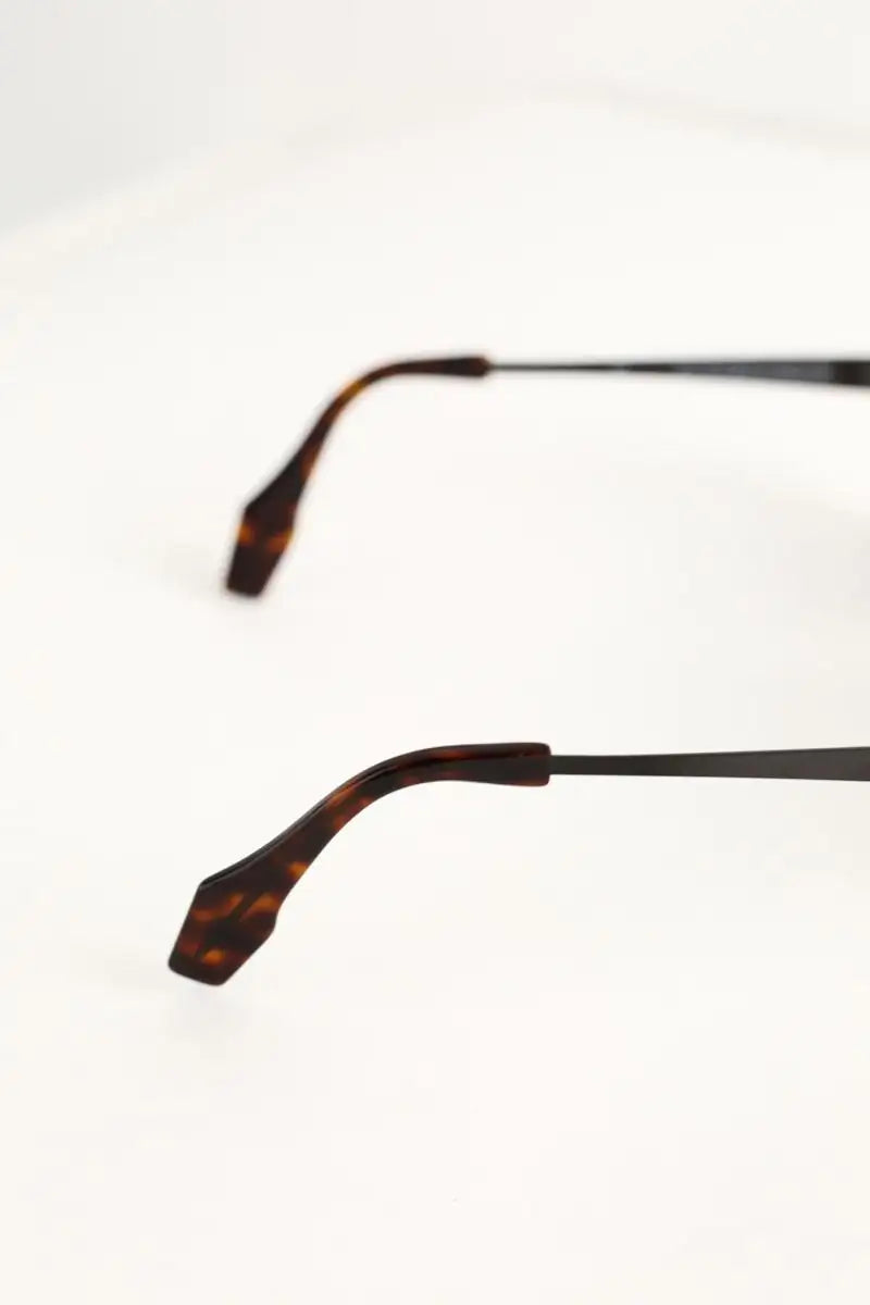 Lunettes de soleil Theo Flores  Marron