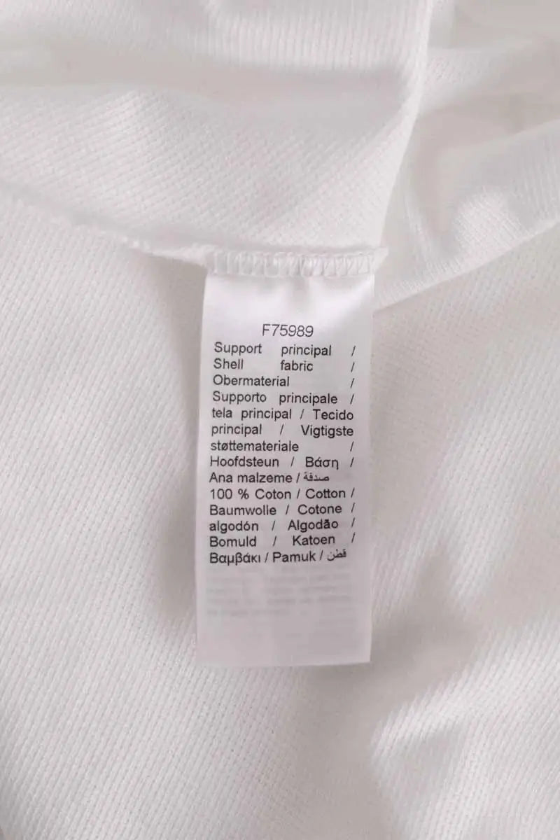 Polo Lacoste Blanc en Coton