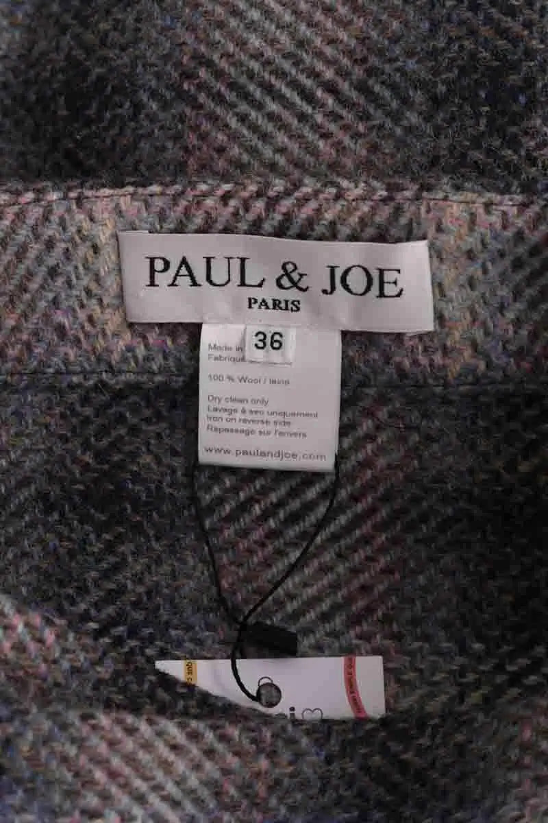 Mini jupe Paul & Joe Gris en Laine