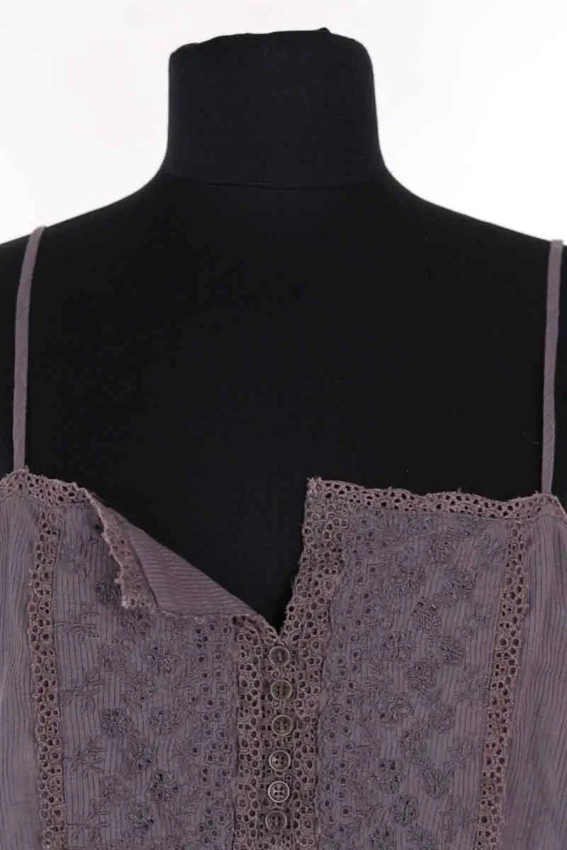 Top sans manche Zadig & Voltaire Gris en Coton