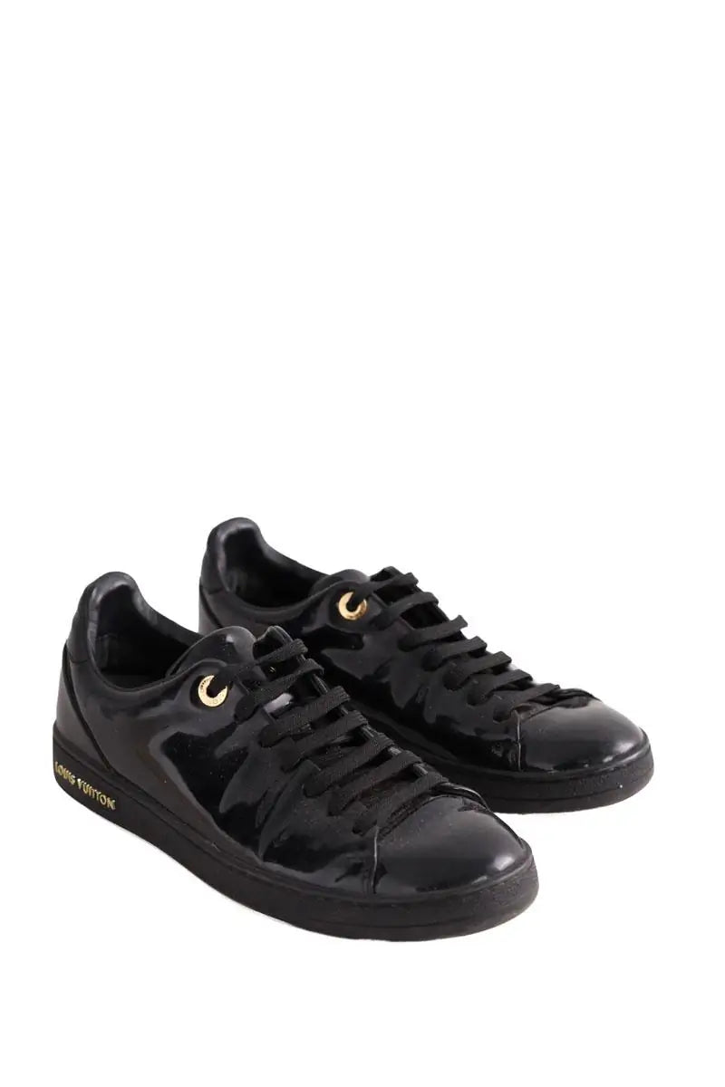 Baskets Louis Vuitton Noir en Cuir