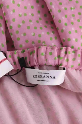 Jupe Roseanna Muse Rose en Soie
