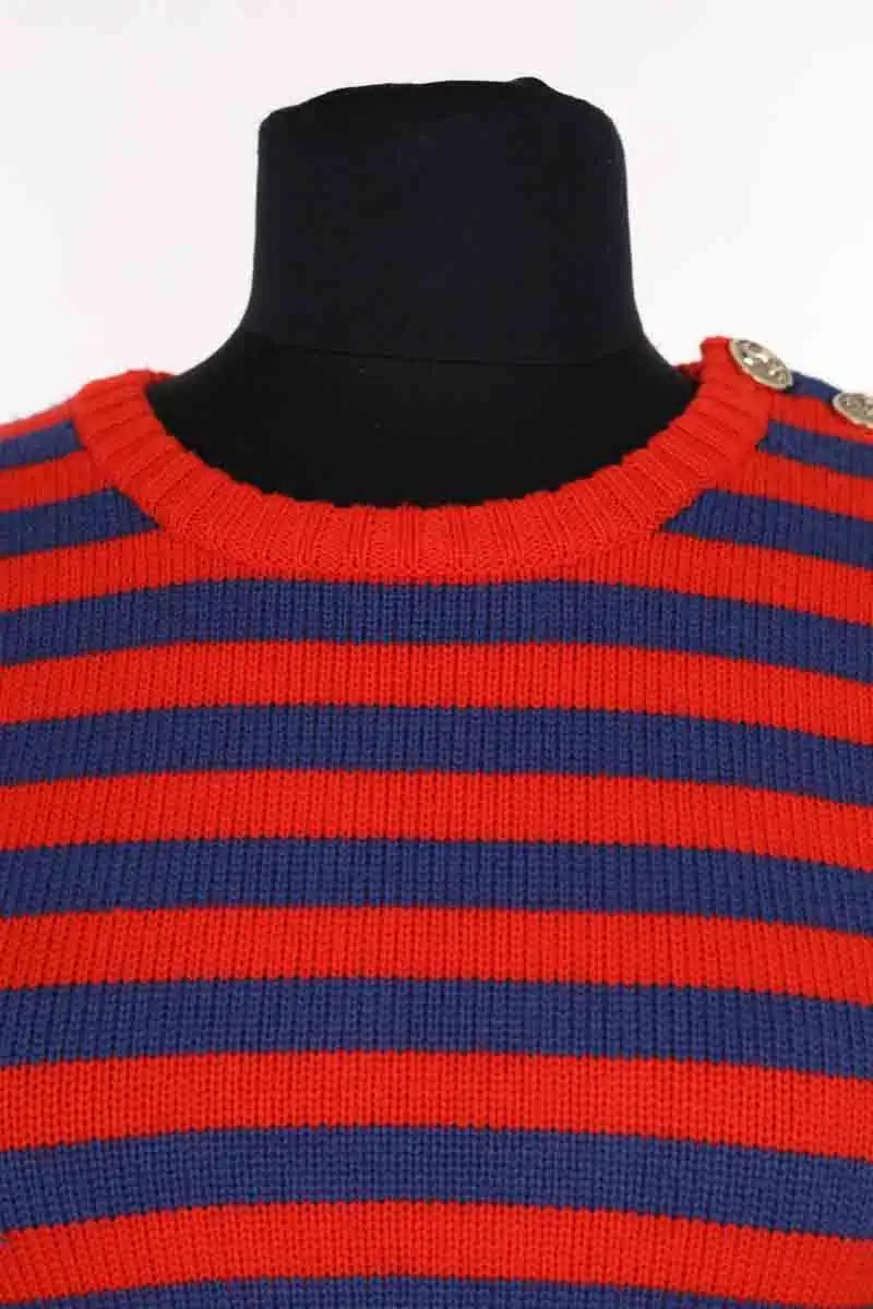 Pull Manoush Rouge en Laine