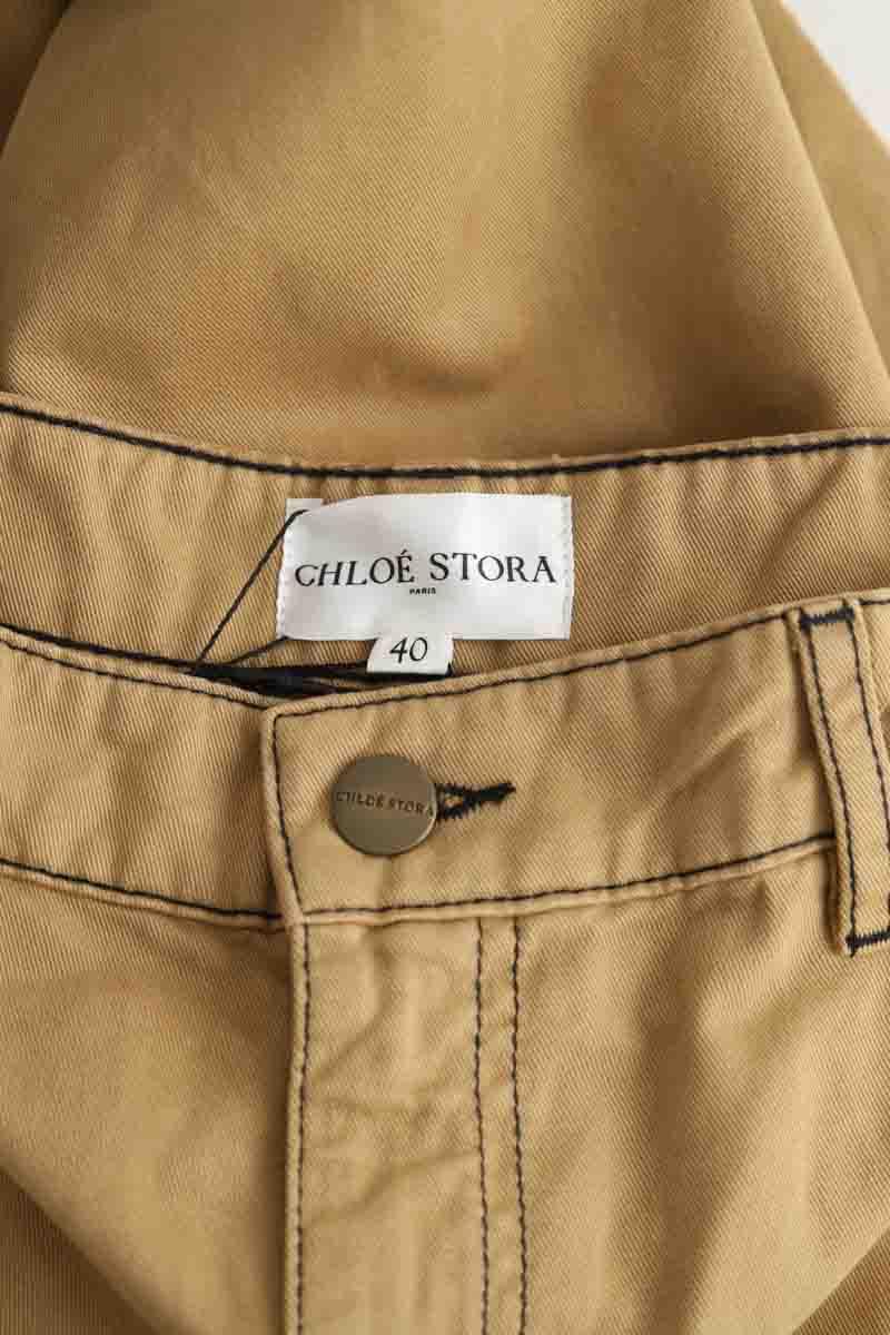 Droit Chloé Stora  Beige