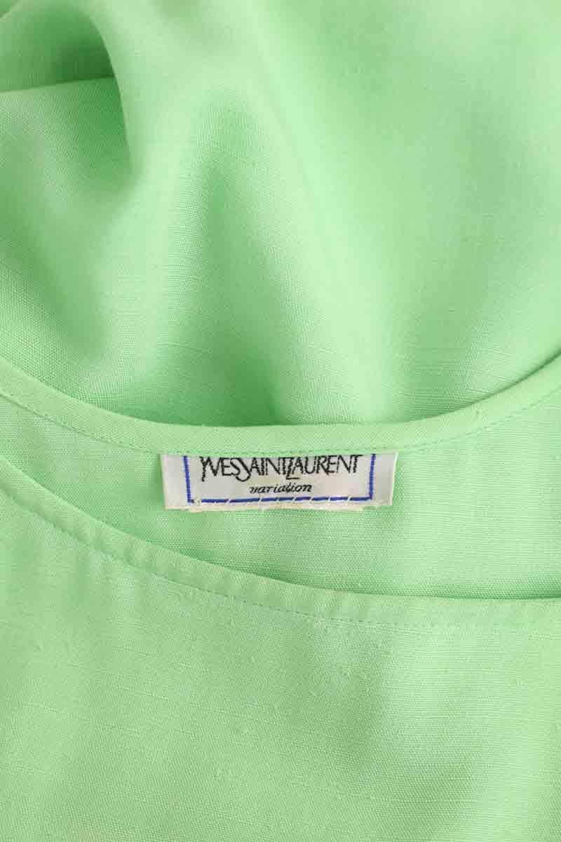 Robe Saint Laurent  Vert