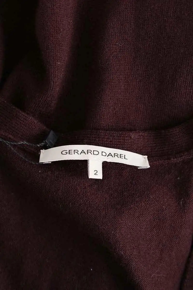 Cardigan Gerard Darel Bordeaux en Laine