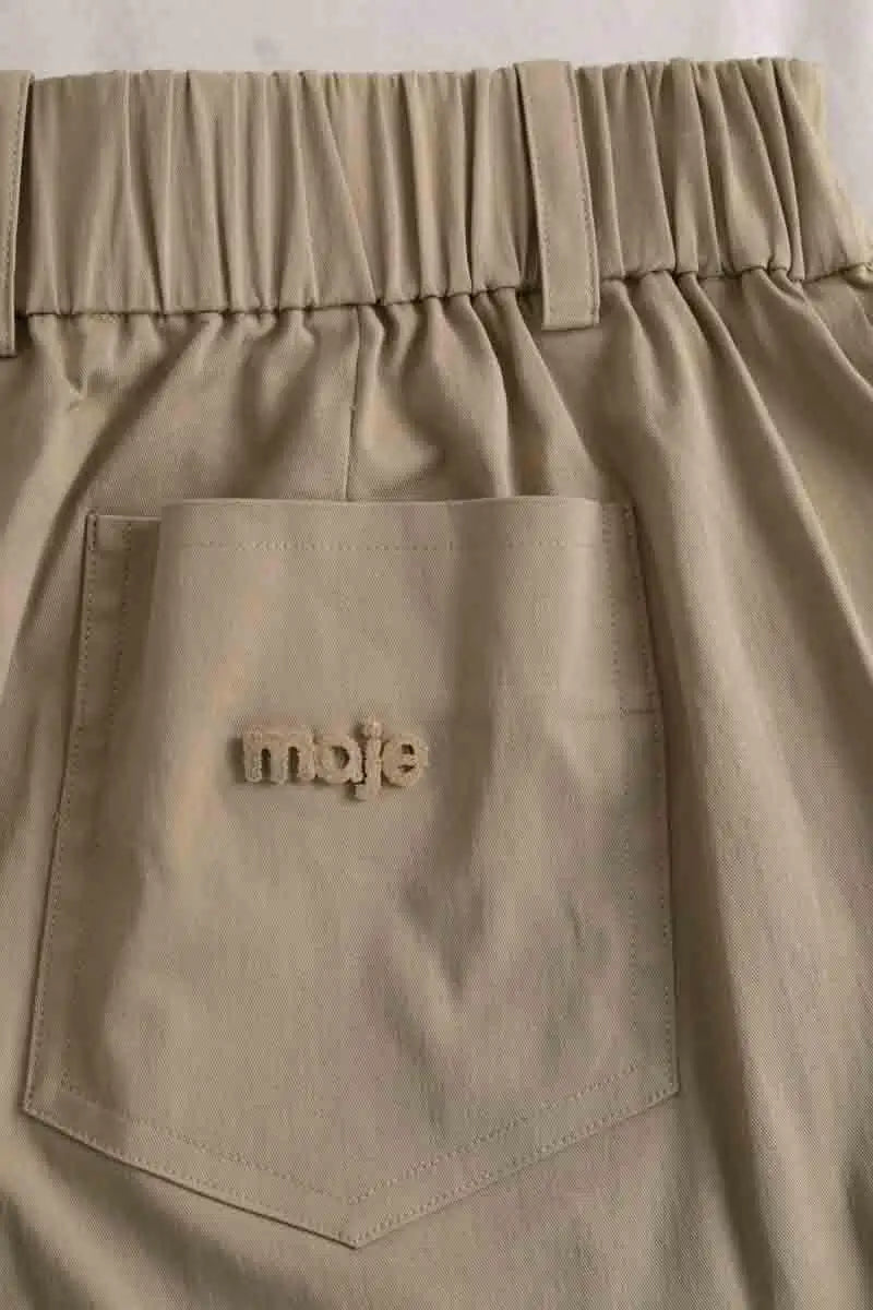 Short Maje Marron en Coton