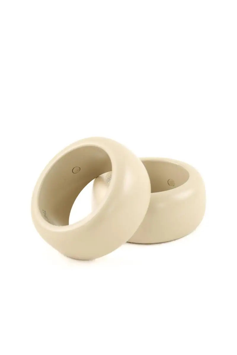 Lot de 2 bracelets The Frankie Shop  Beige
