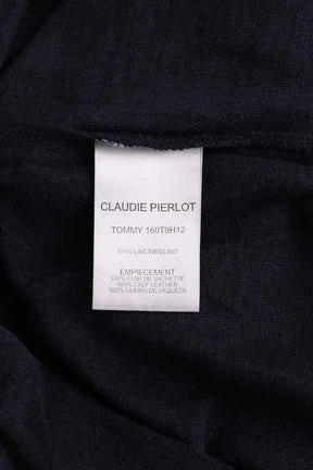 Pull Claudie Pierlot Bleu en Lin