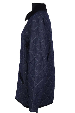 Manteau LAVENHAM Bleu en Coton