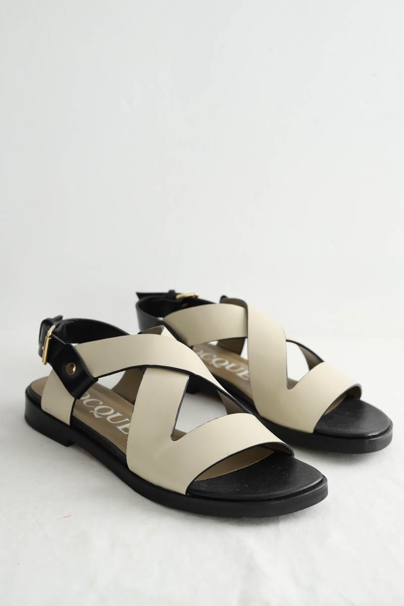 Sandales Socque  Ecru