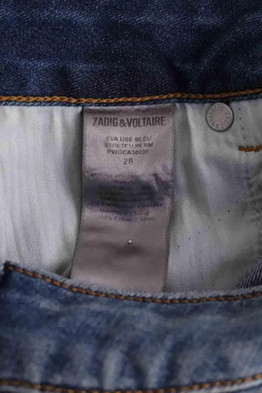 Jean slim Zadig & Voltaire Bleu en Coton