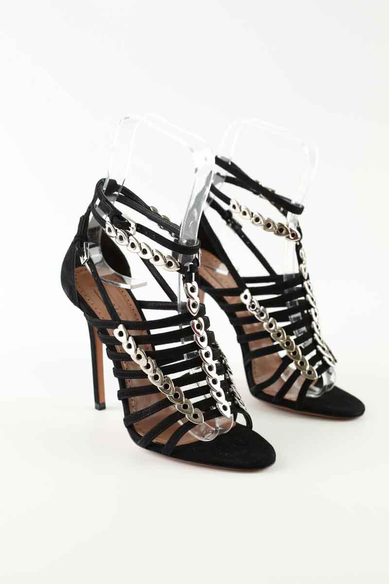 Talons Alaïa  Noir