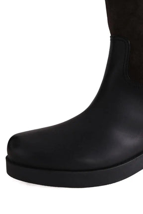 Bottes Loro Piana Marron en Daim