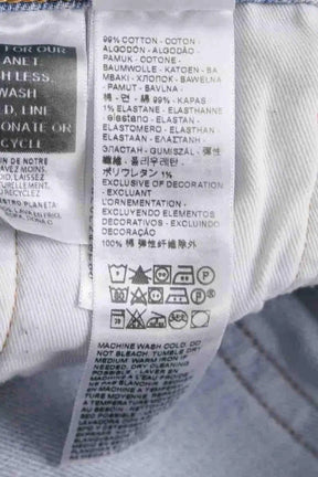 Jean droit Levi's Bleu en Coton