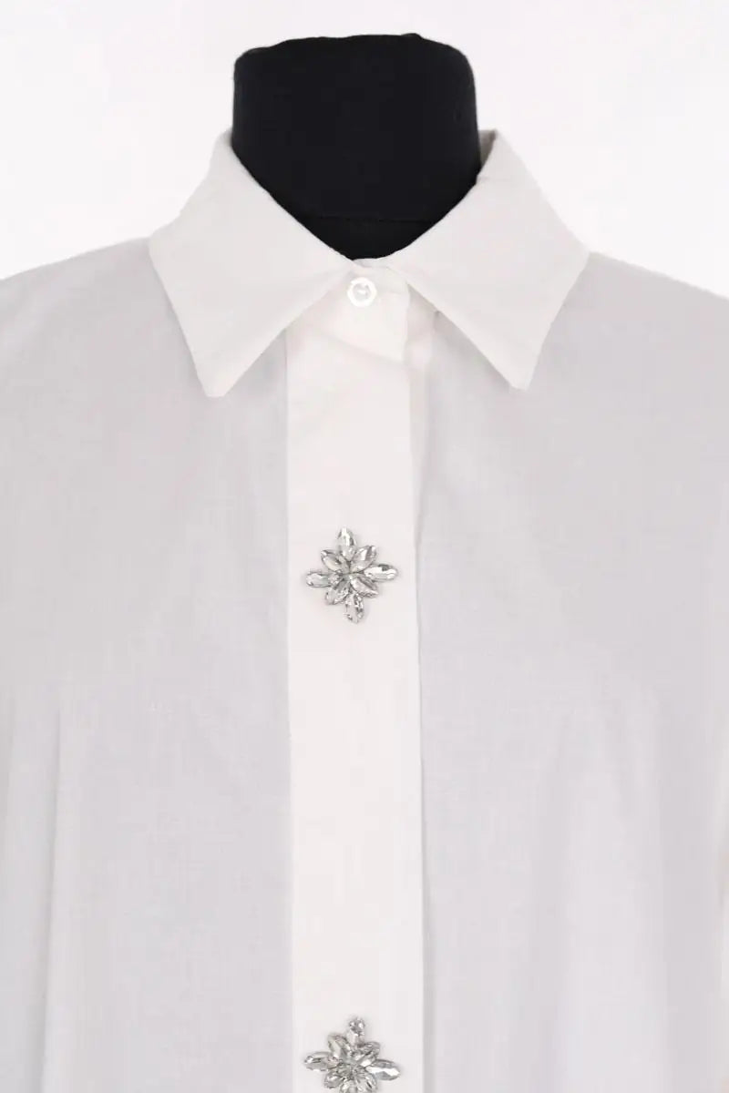 Robe Belair Blanc en Coton