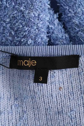 Gilet Maje Bleu en Coton