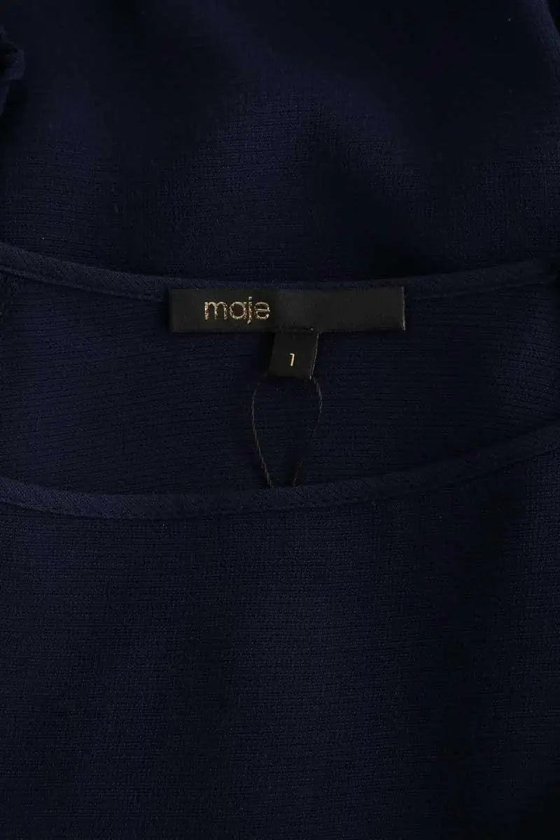 Blouse Maje Marine en Viscose