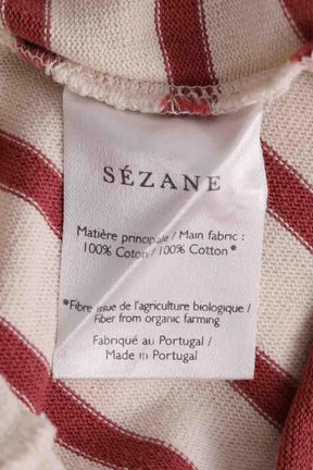 Top Sézane Ecru en Coton