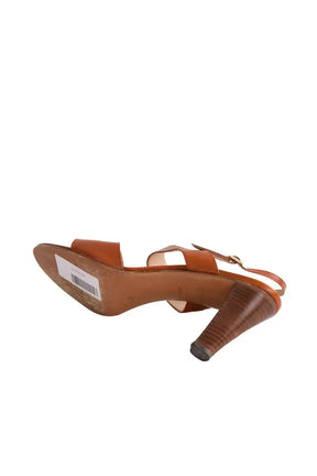 Sandales Celine Camel en Cuir