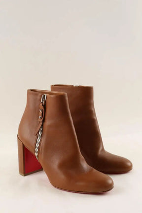 Boots Christian Louboutin Camel en Cuir