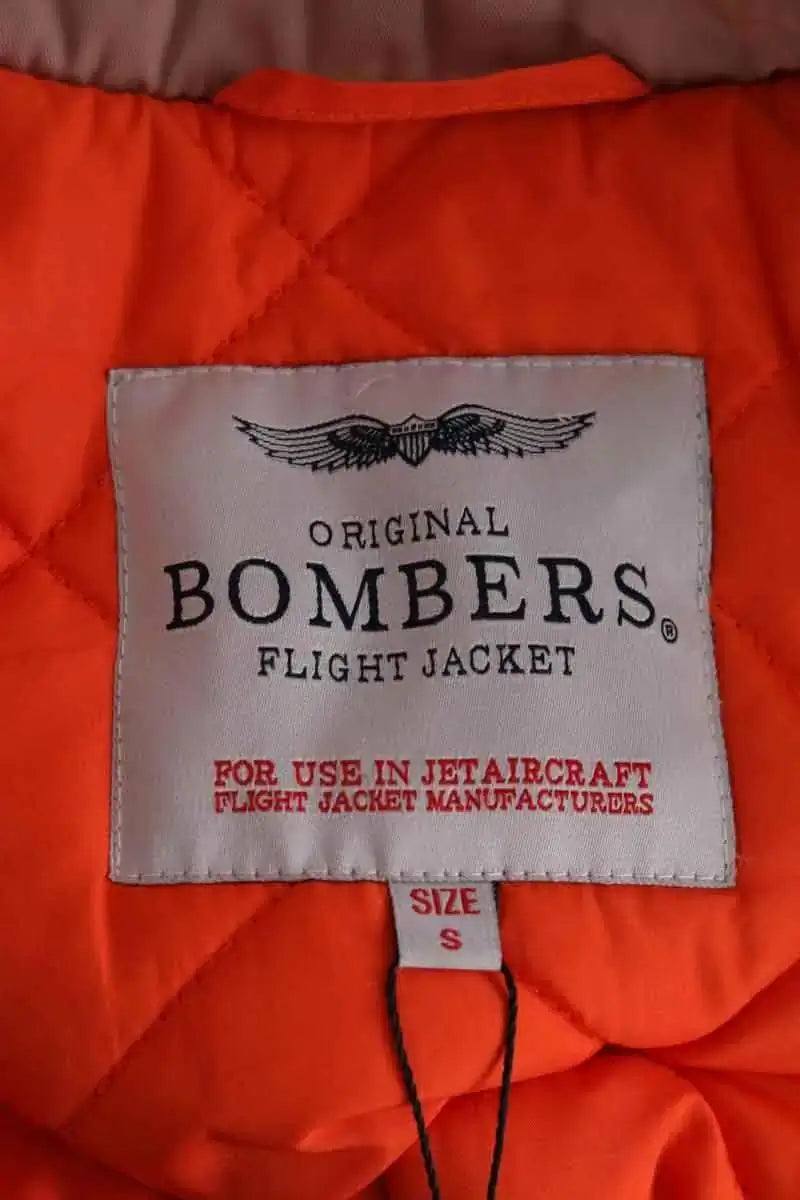 Blouson Bombers Rose en Synthétique