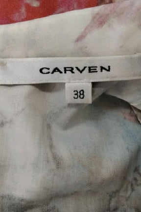 Robe Carven Multicolore en Coton