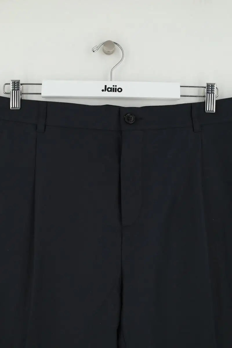 Pantalon droit Dior Bleu en Laine
