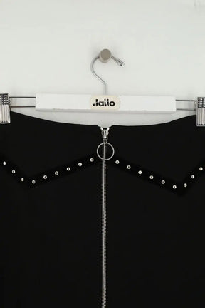 Mini jupe Maje Noir en Synthétique