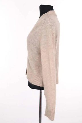 Cardigan Momoni Beige en Synthétique