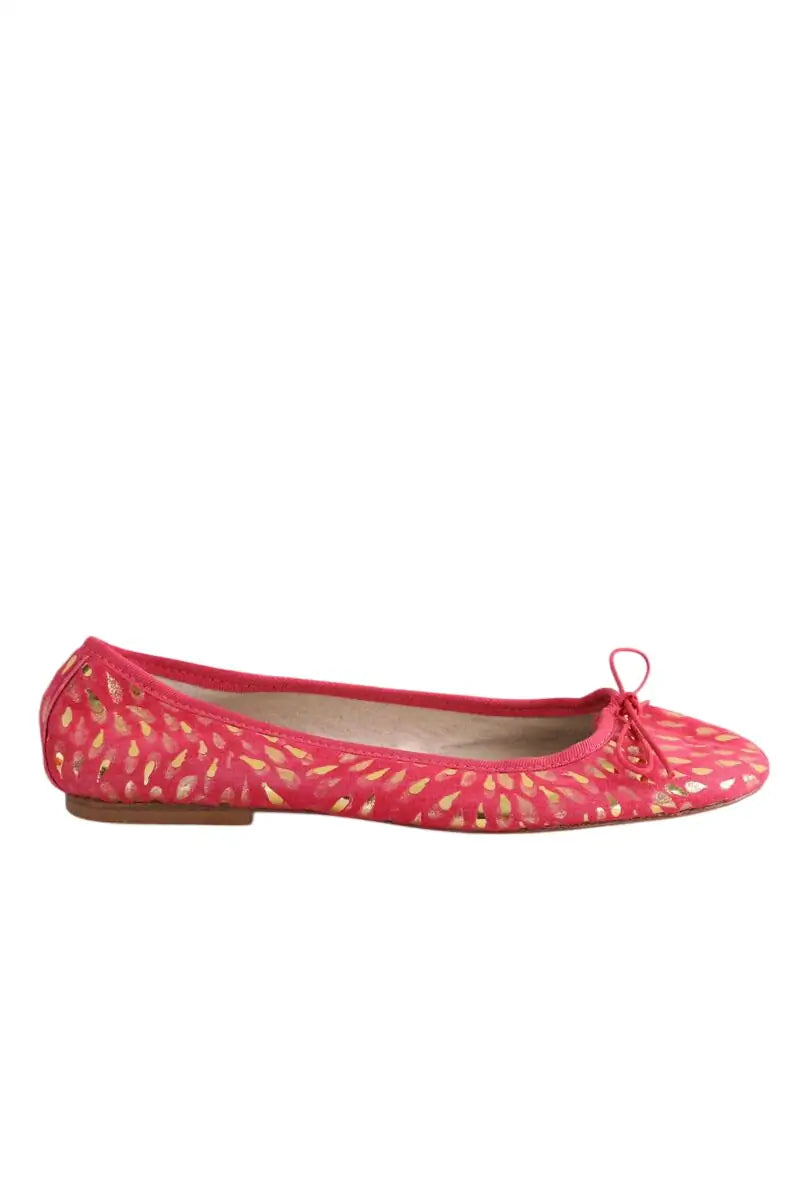 Ballerines Anniel Rose en Cuir, taille 36 - Seconde Main