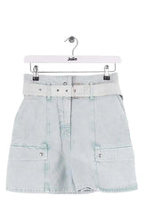 Short Iro Turquoise en Coton, taille XS - Seconde Main