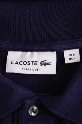 Polo Lacoste Marine en Coton