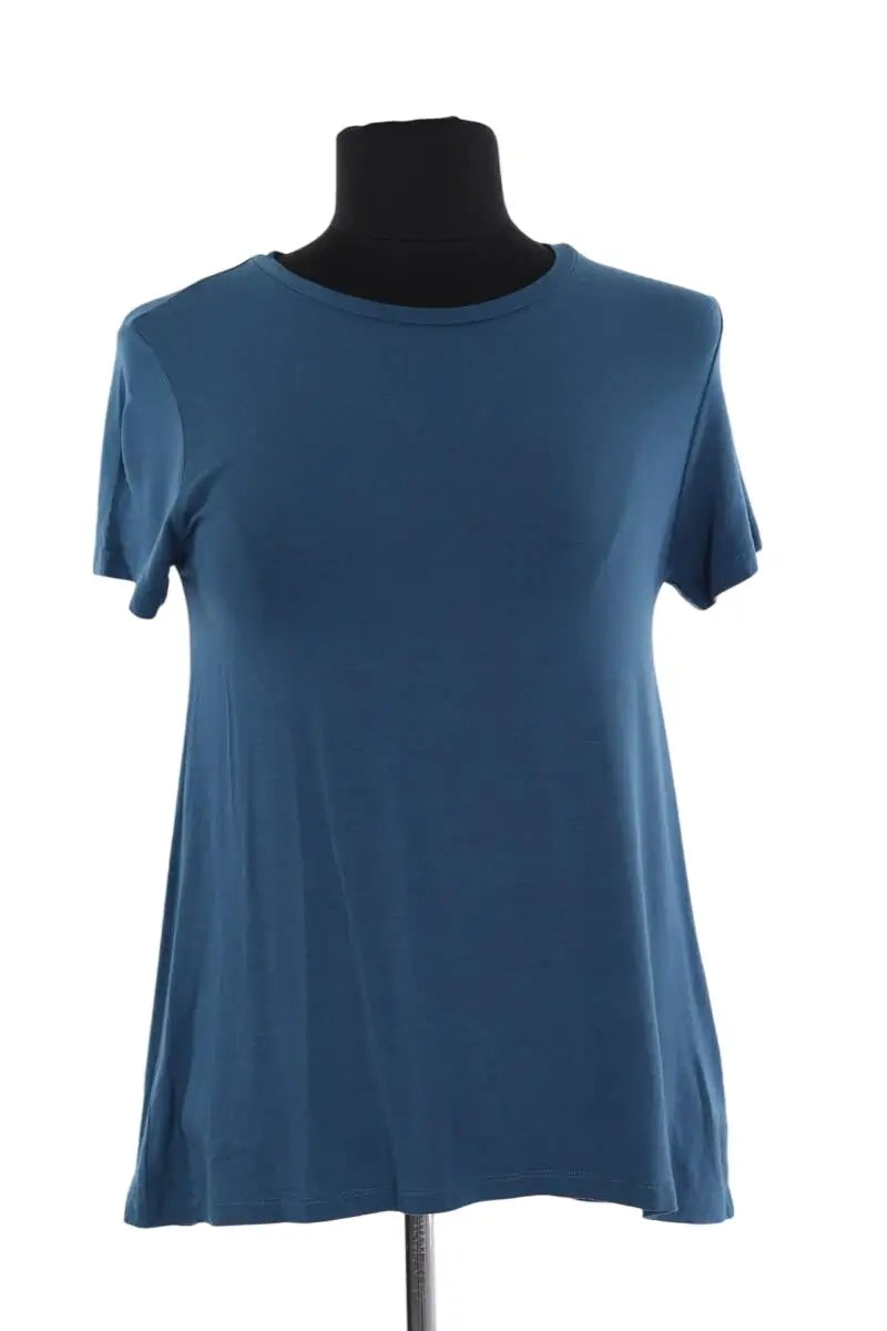 T-shirt Majestic Filatures Bleu en Viscose, taille S - Seconde Main
