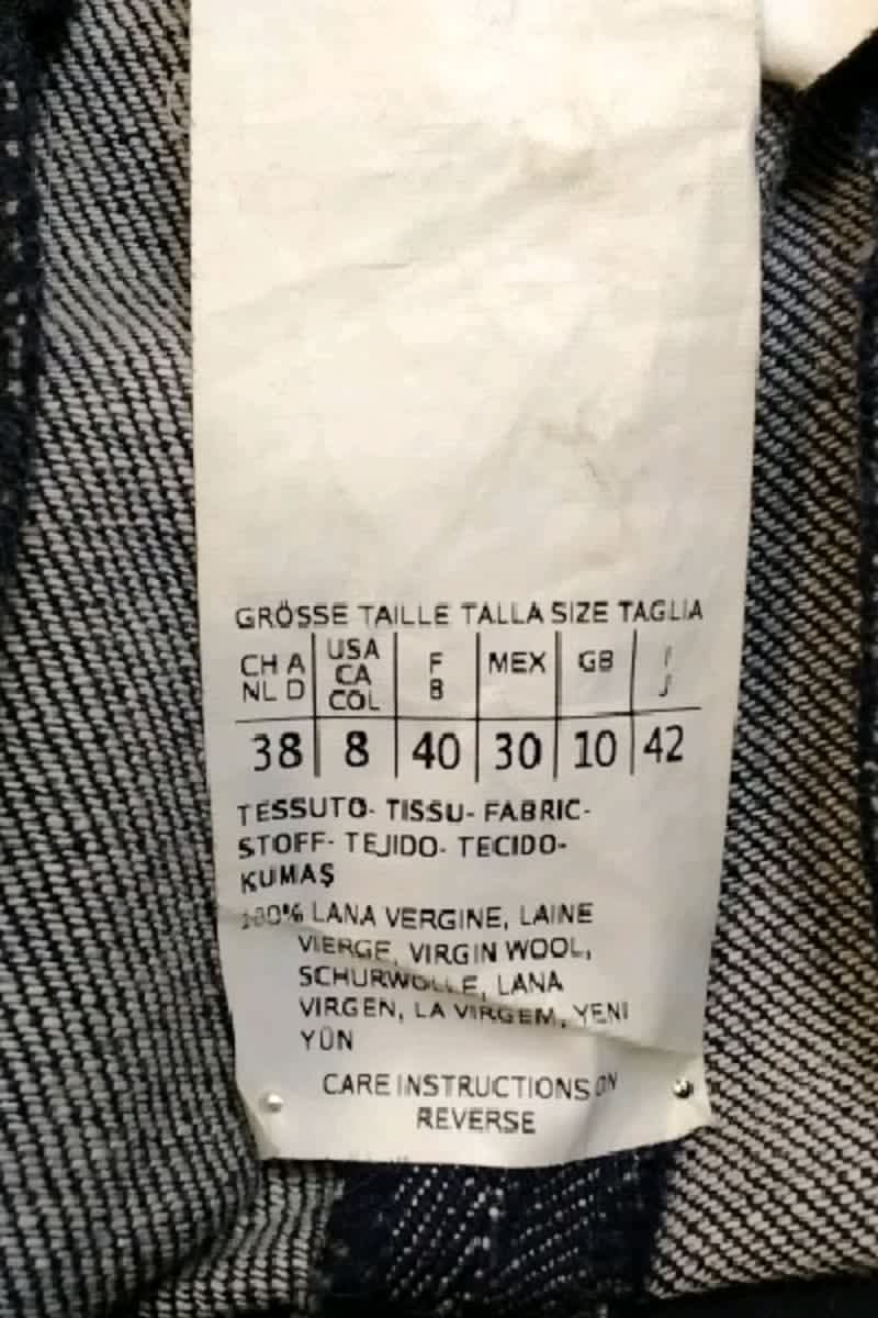 Pantalon droit Max Mara  Bleu