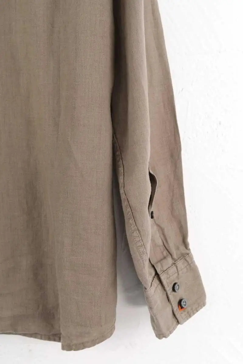 Chemise Boss Gris en Lin