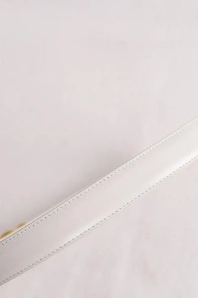 Ceinture en cuir Celine Triomphe Blanc en Cuir