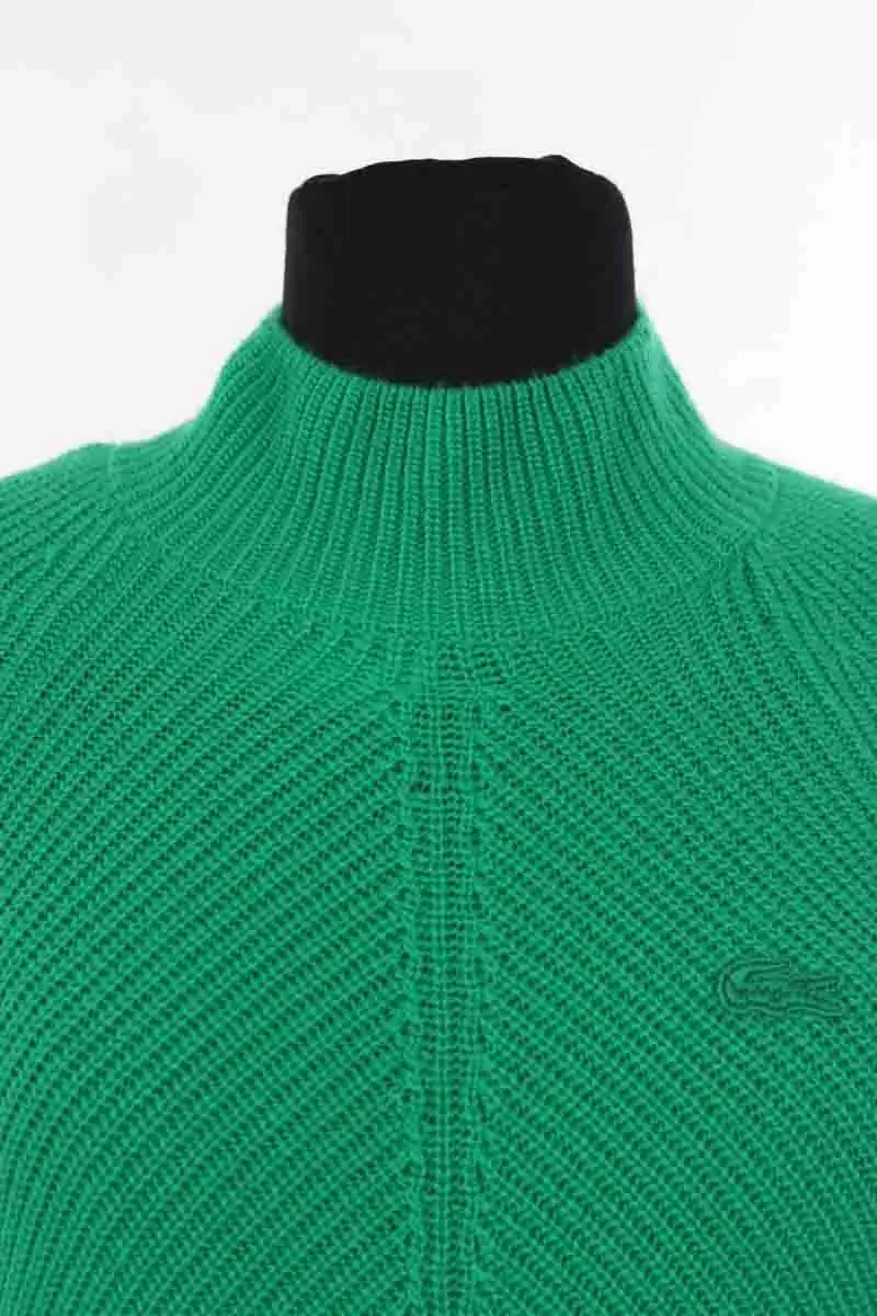 Robe Lacoste Vert en Laine