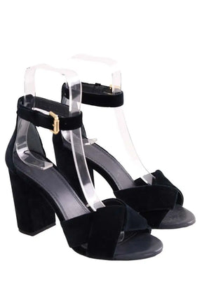 Talons Maje Bleu en Velours